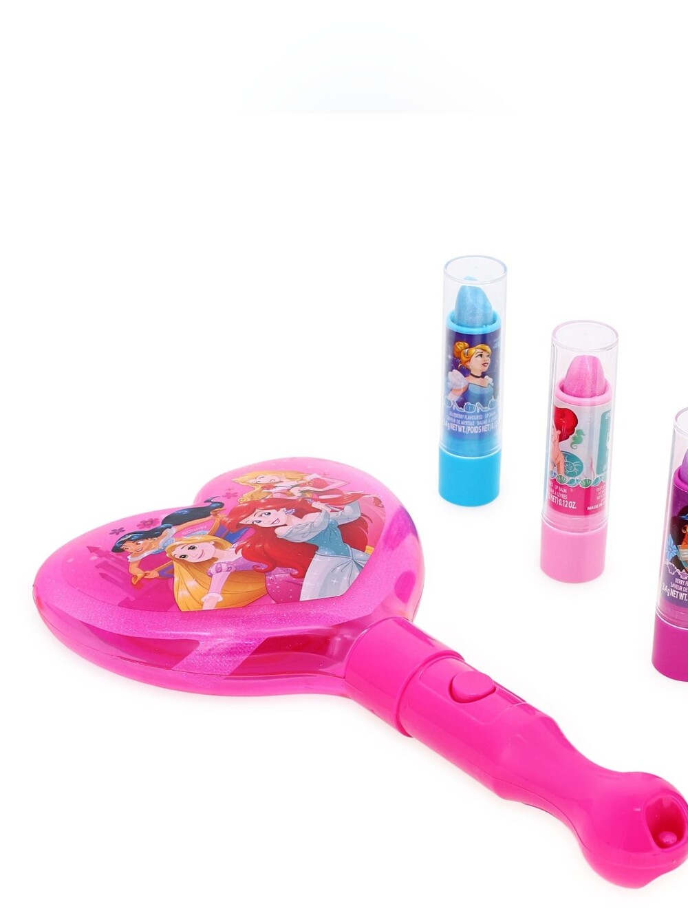 Hello Kitty, Disney Princess, Or LOL Cosmetic Set Light-Up Mirror Lip Balms - Picture 7 of 8